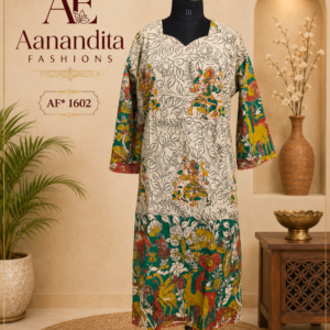 cotton kalamkari straight top