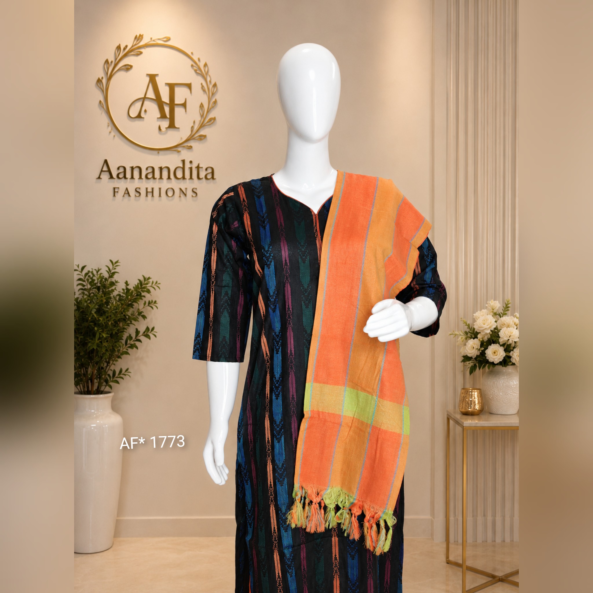 mul chanderi frock mul chanderi frock