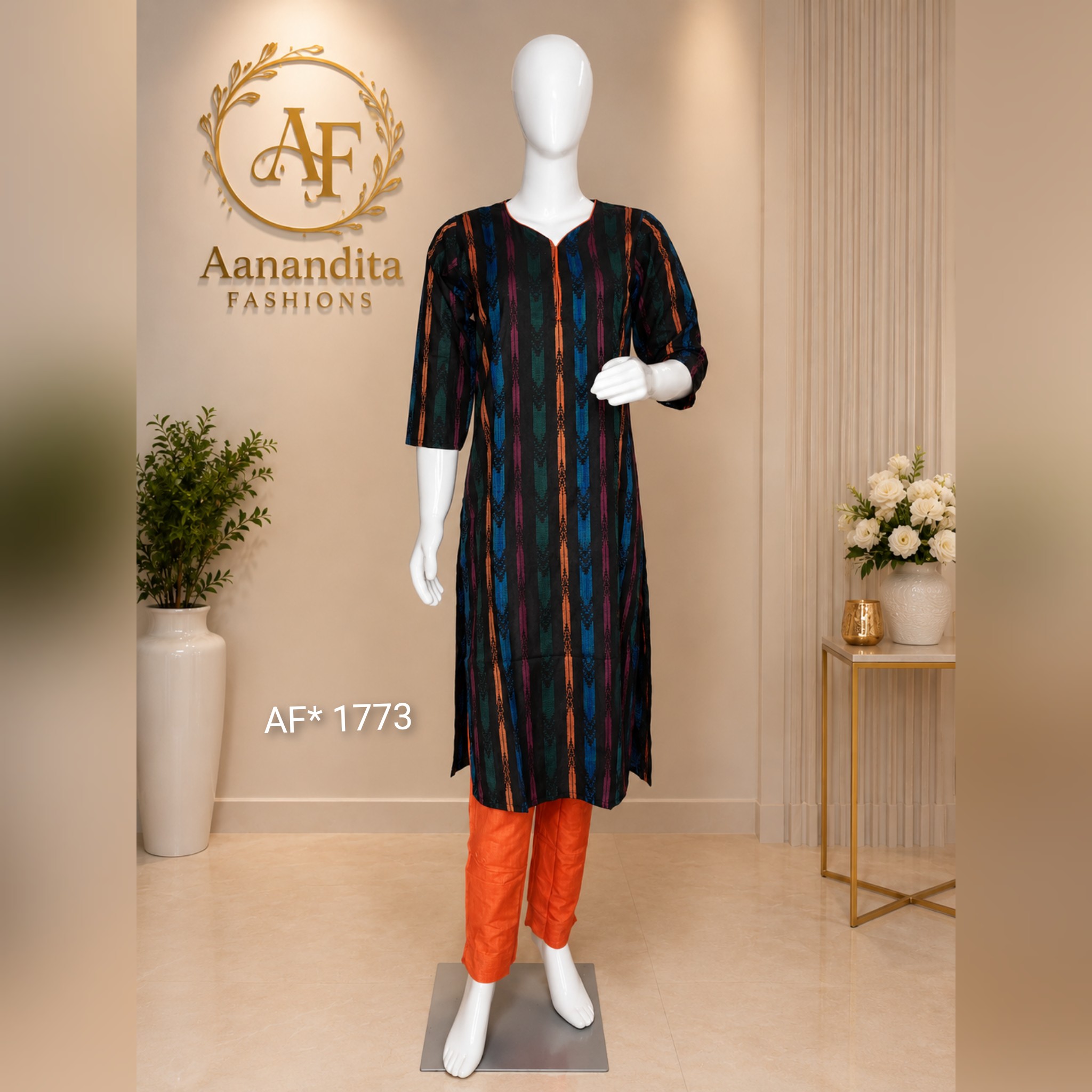 mul chanderi frock mul chanderi frock