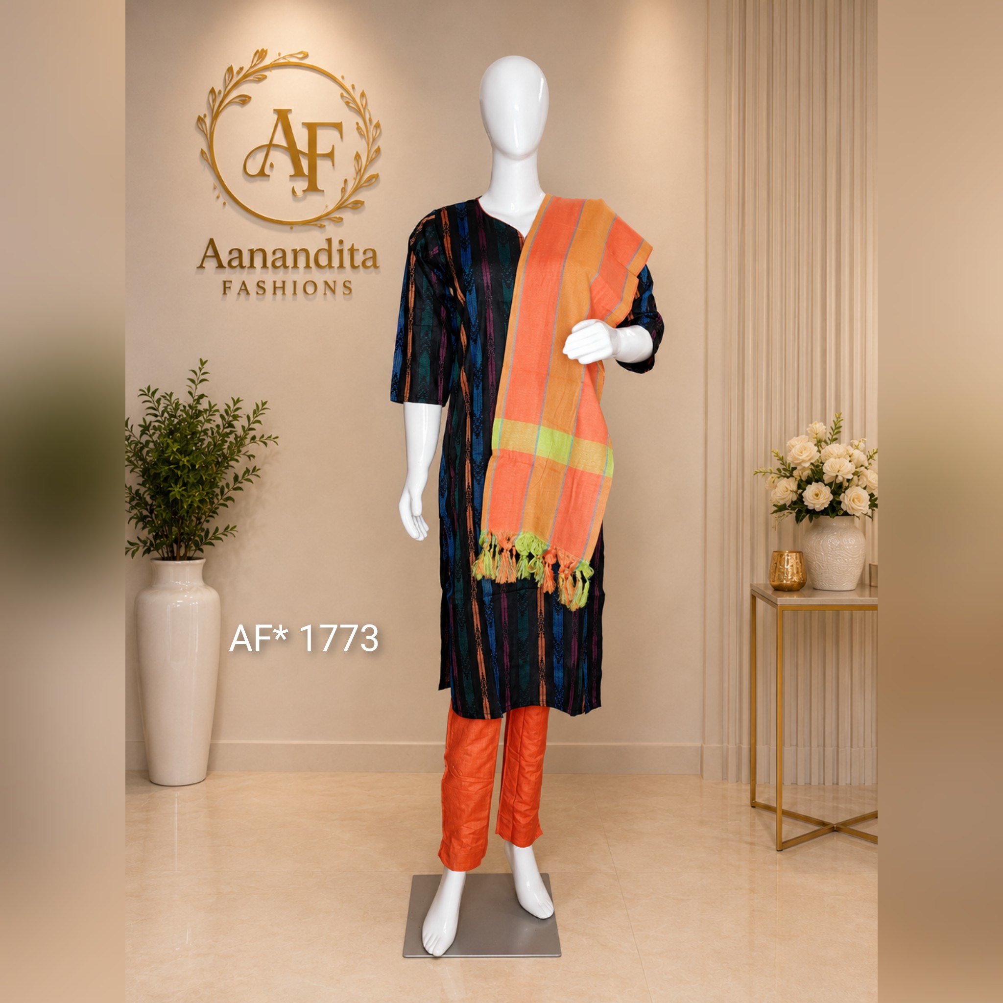 mul chanderi frock mul chanderi frock