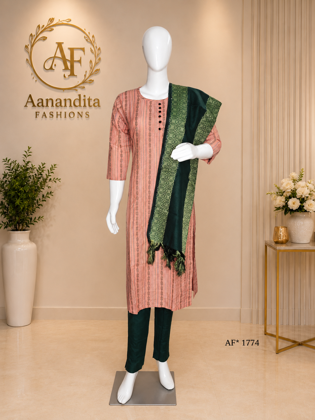 mul chanderi frock mul chanderi frock