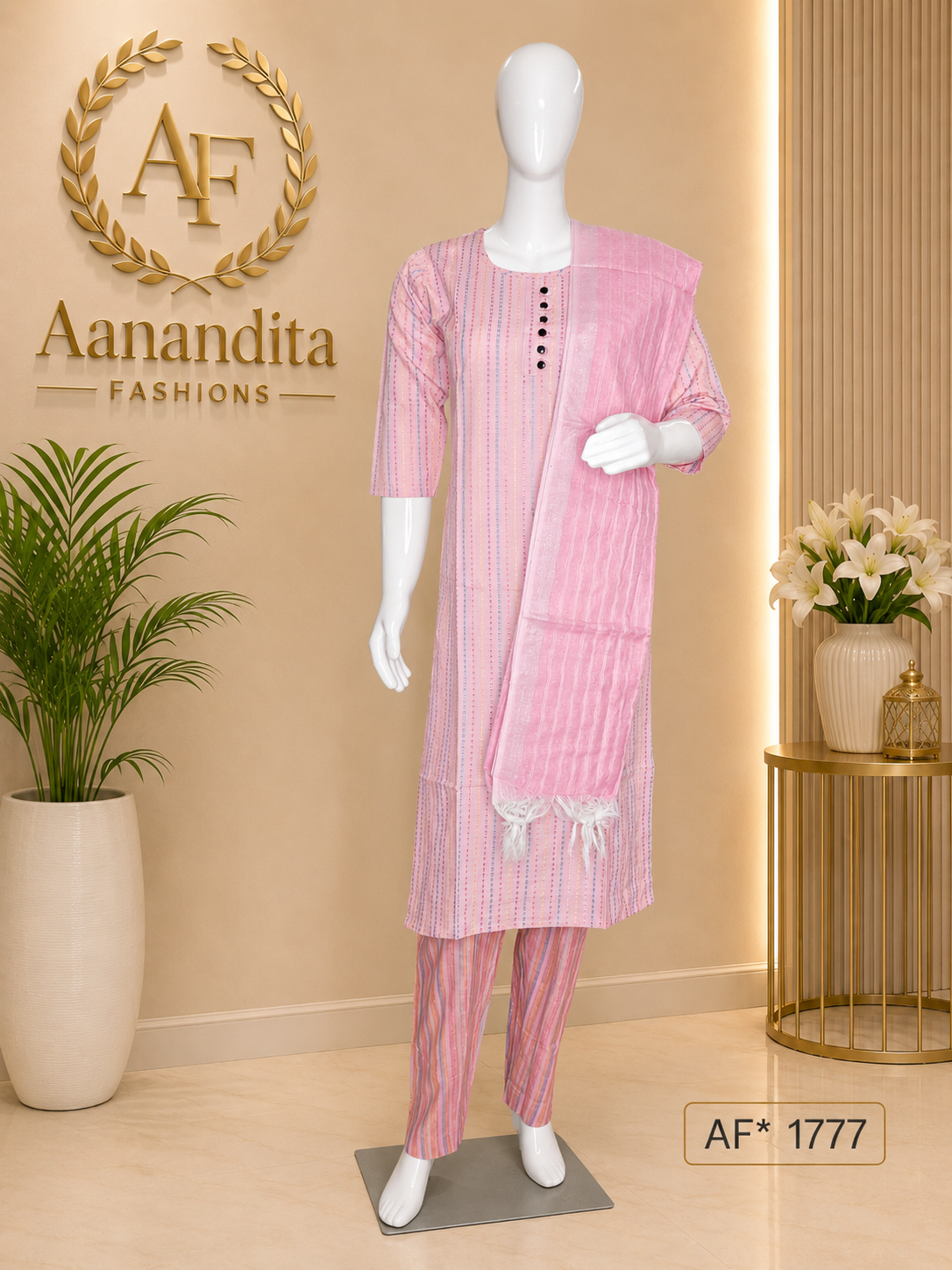 mul chanderi frock mul chanderi frock